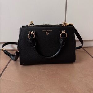 Michael Kors Black Leather Handbag